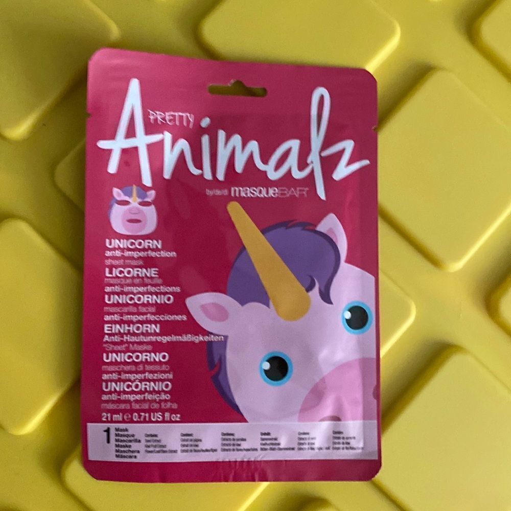 Two pack  Unicorn anti imperfection sheet mask unicorn new